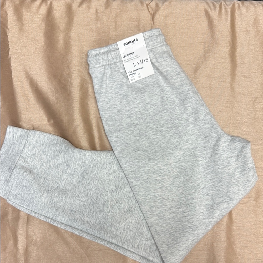 Sonoma Gray Sweatpants Relaxed Fit
